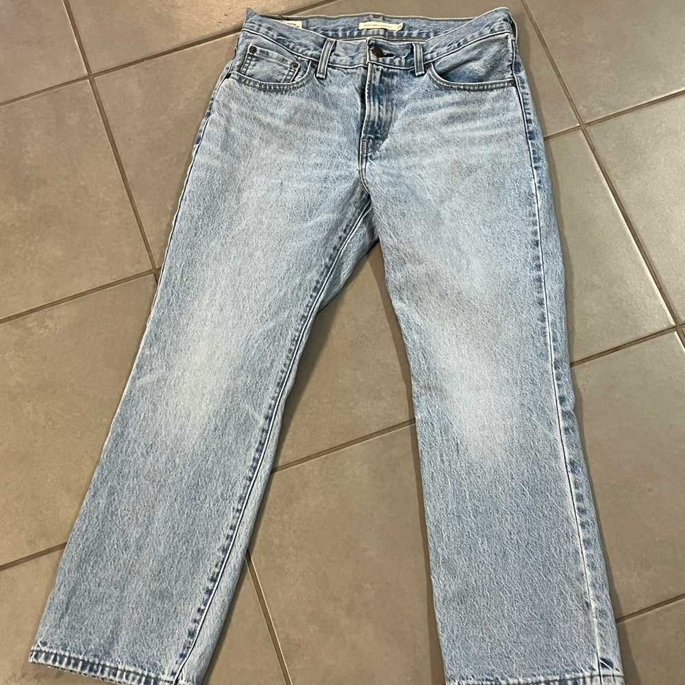 Levi's Light Blue Straight Jeans